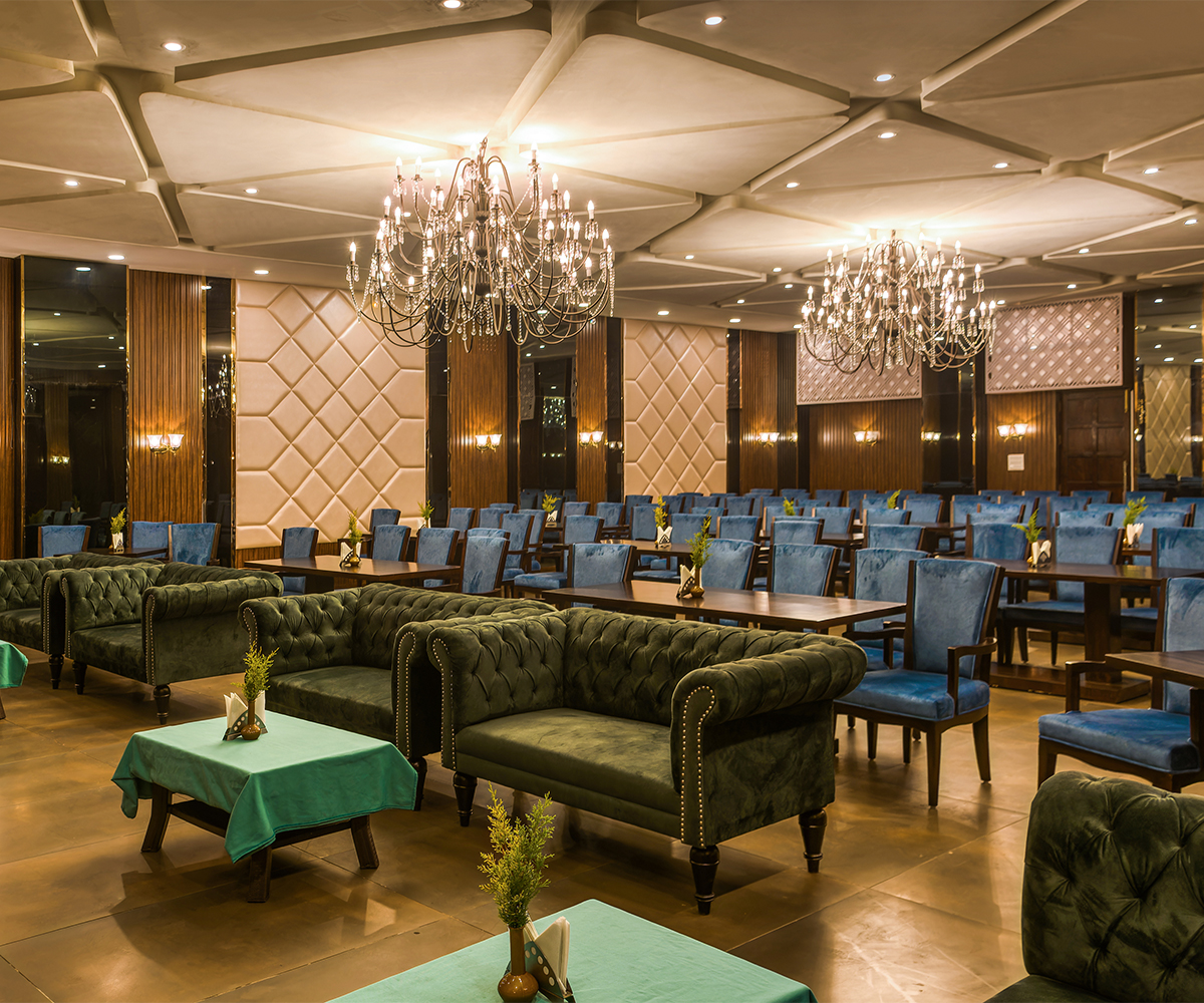 Modern And Elegant Interior Of Corporate Banquet Hall At Digantaa Resort